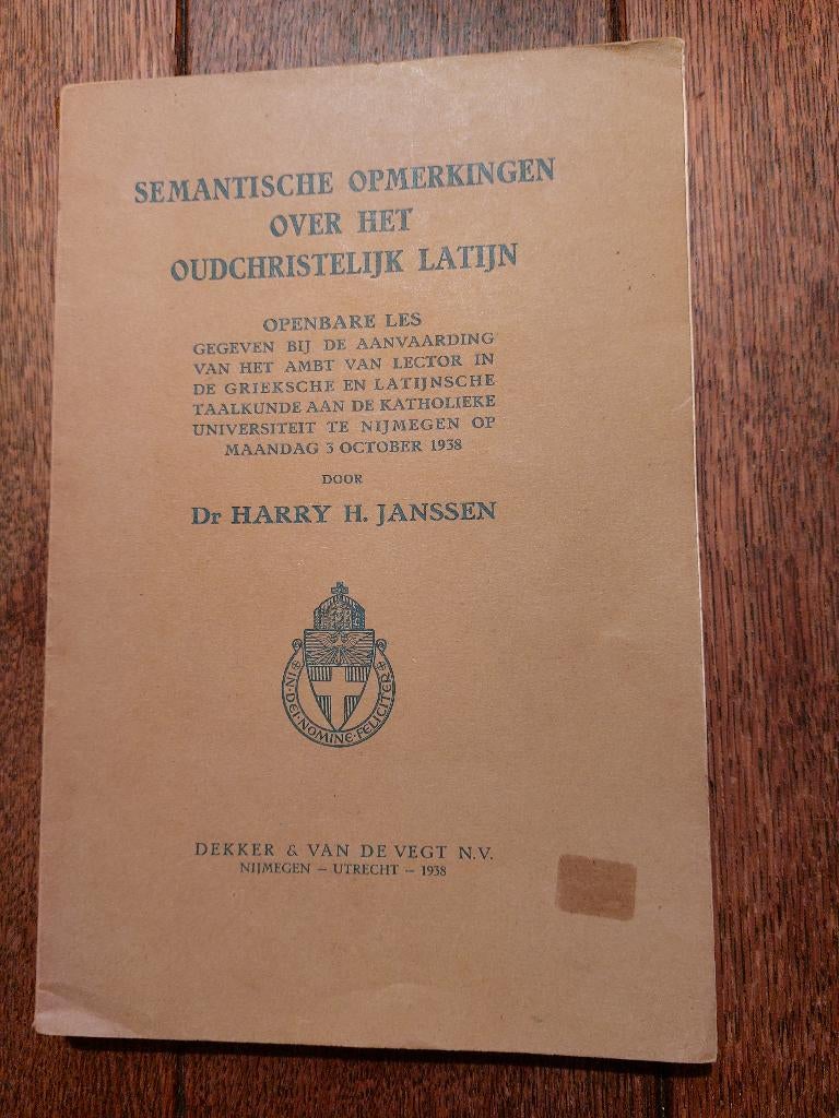 semantische opmerkingen over het oudchristelijk Latijn, Ophalen of Verzenden, Alpha, Gelezen, WO