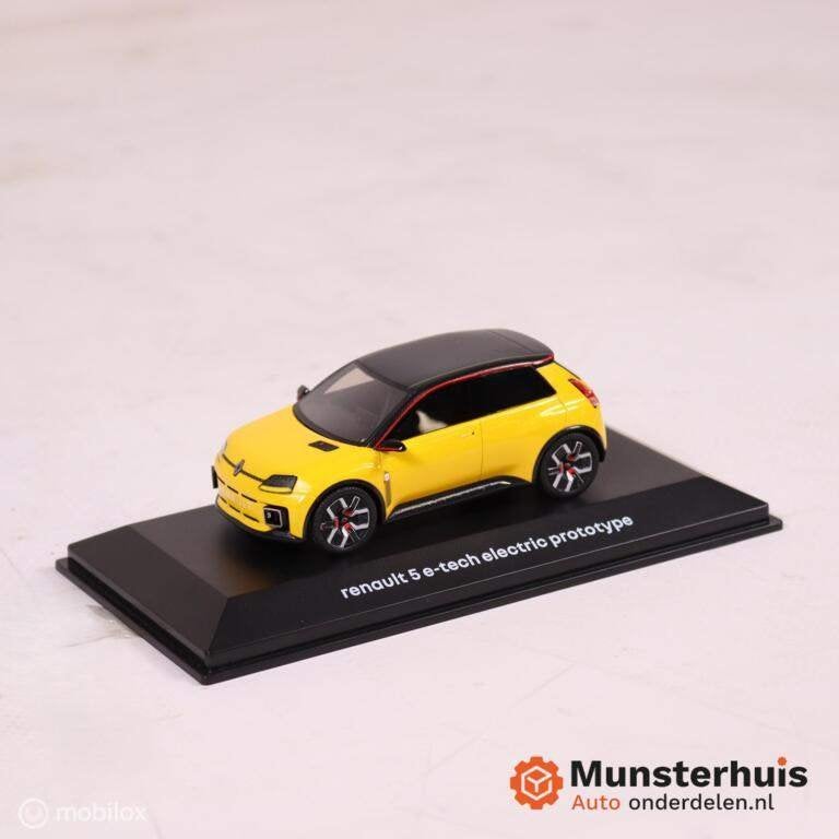 Miniatuur Renault 5 e-tech electric prototype, Hobby en Vrije tijd, Ophalen of Verzenden, Nieuw, Auto, Norev