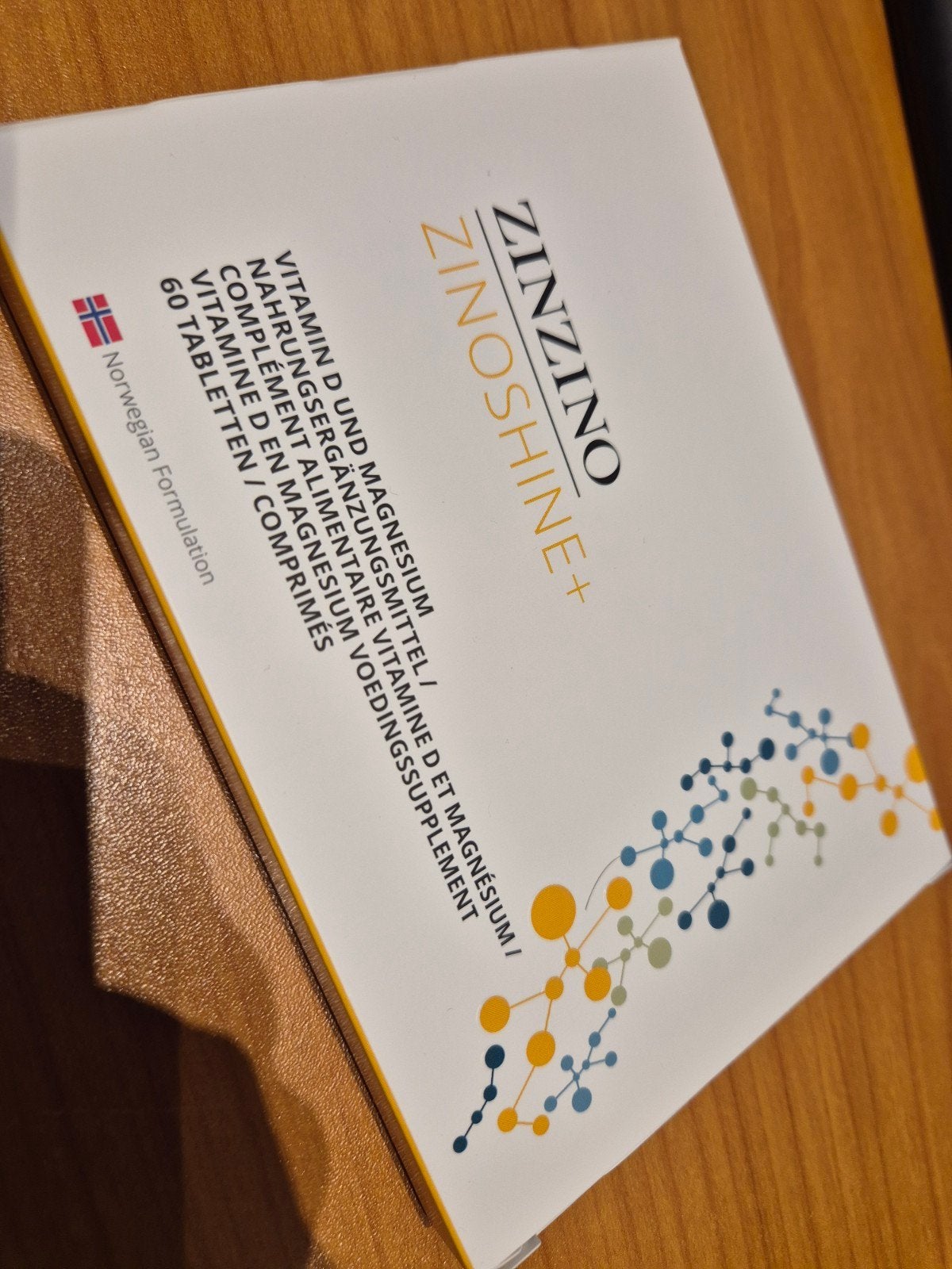 Zinzino Zinoshine+ Vitamine D & Magnesium (60 tabletten), Ophalen of Verzenden, Nieuw, Poeder of Drank