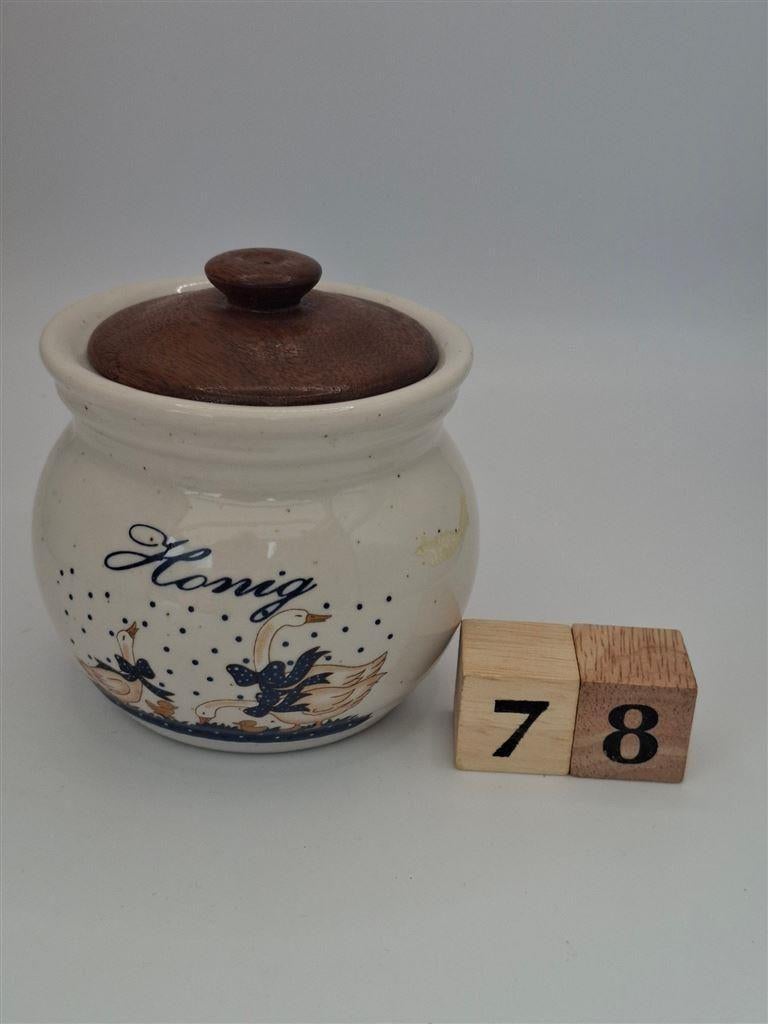 Honingpot Honig nr. 078, hoog ong. 9,8 cm, gaaf, Huis en Inrichting, Keramiek, Overige typen, Ophalen of Verzenden, Zo goed als nieuw
