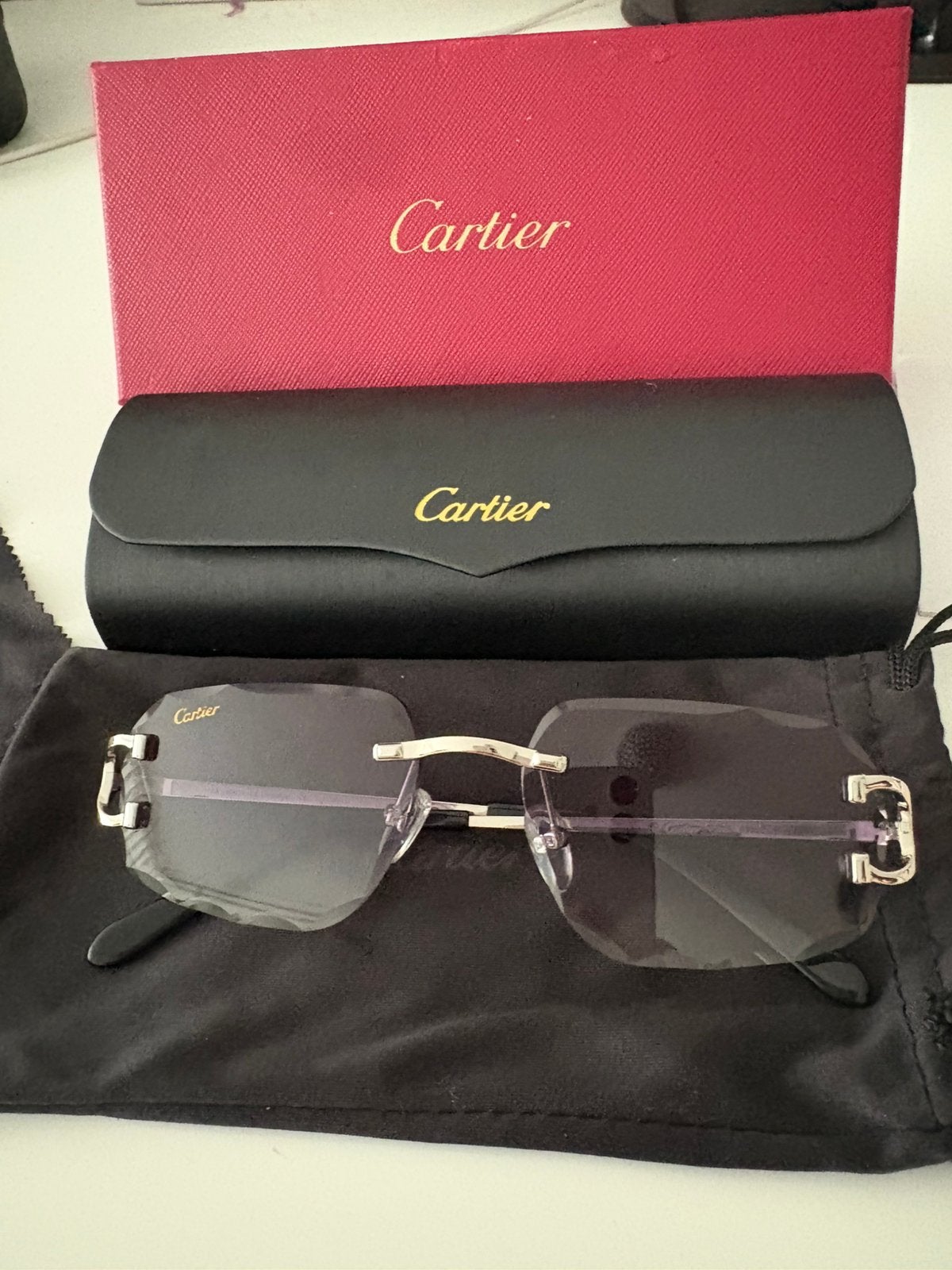 Cartier bril 1 op 1 hele goede kwaliteit, Ophalen, Zo goed als nieuw, Bril, Overige merken