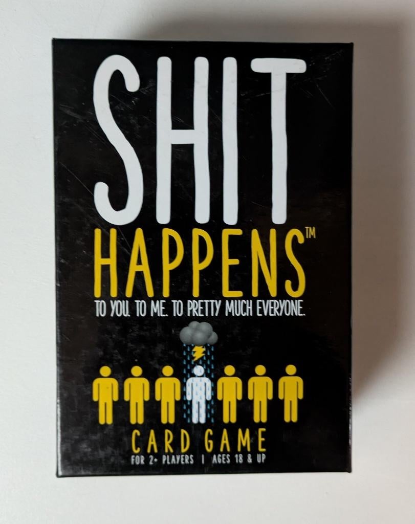 Shit happens kaartspel (engelstalig), Vijf spelers of meer, Ophalen of Verzenden, Zo goed als nieuw, Goliath Games