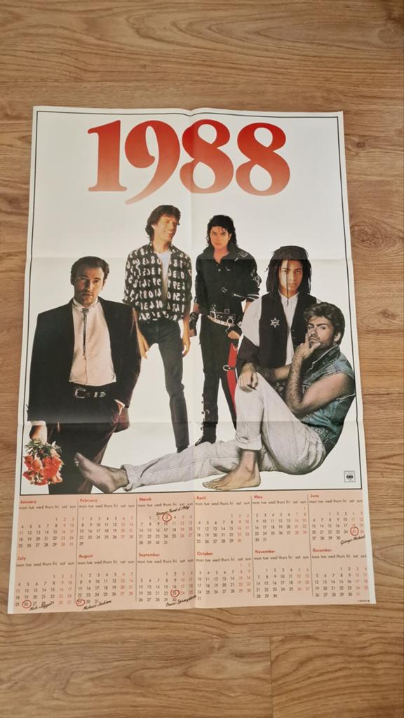Zeldzame CBS promo poster 1988 - BAD LP formaat, Verzenden
