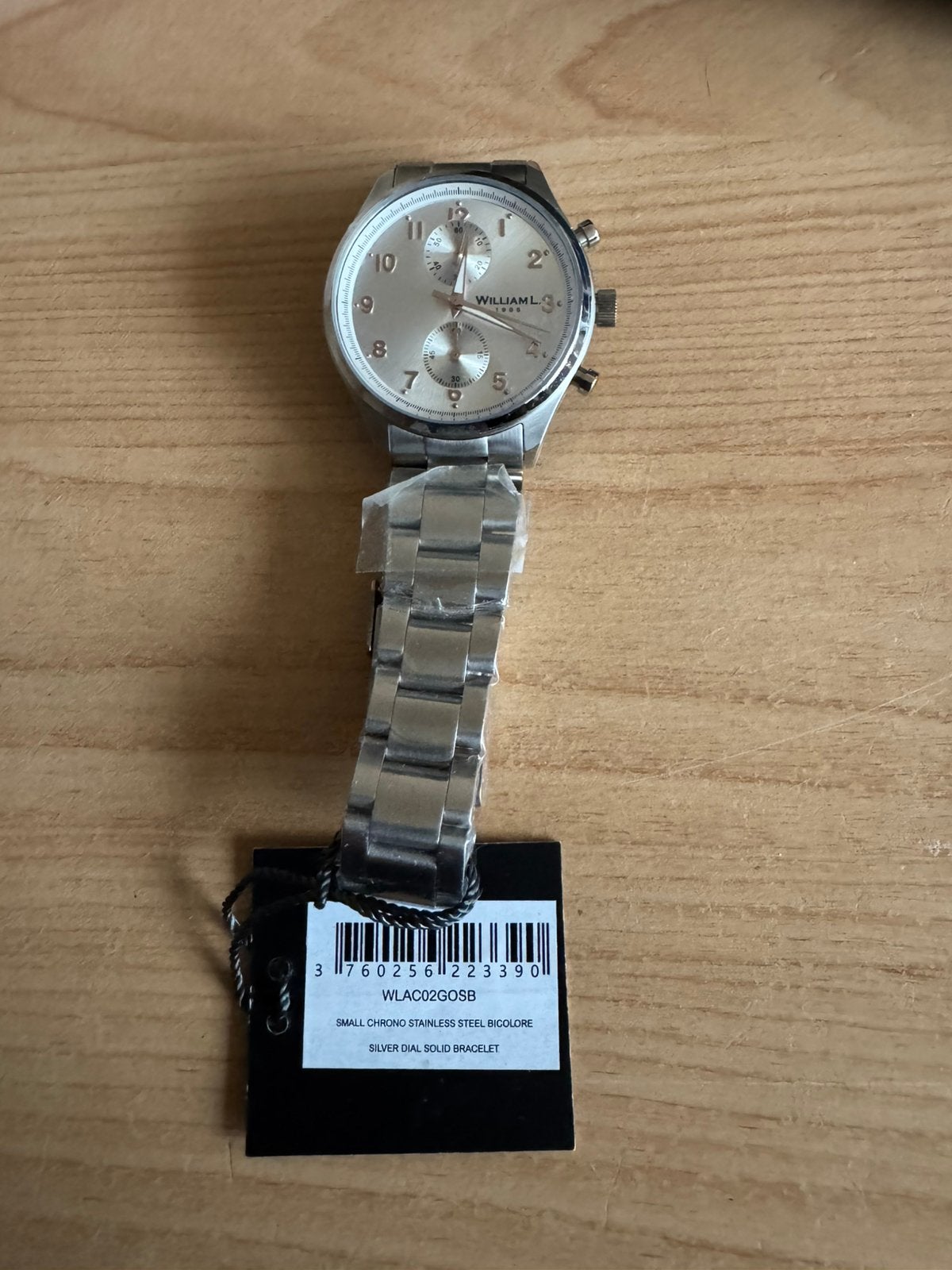 Nieuwe William L 1985 horloge, Ophalen, Nieuw, Leer, Overige merken