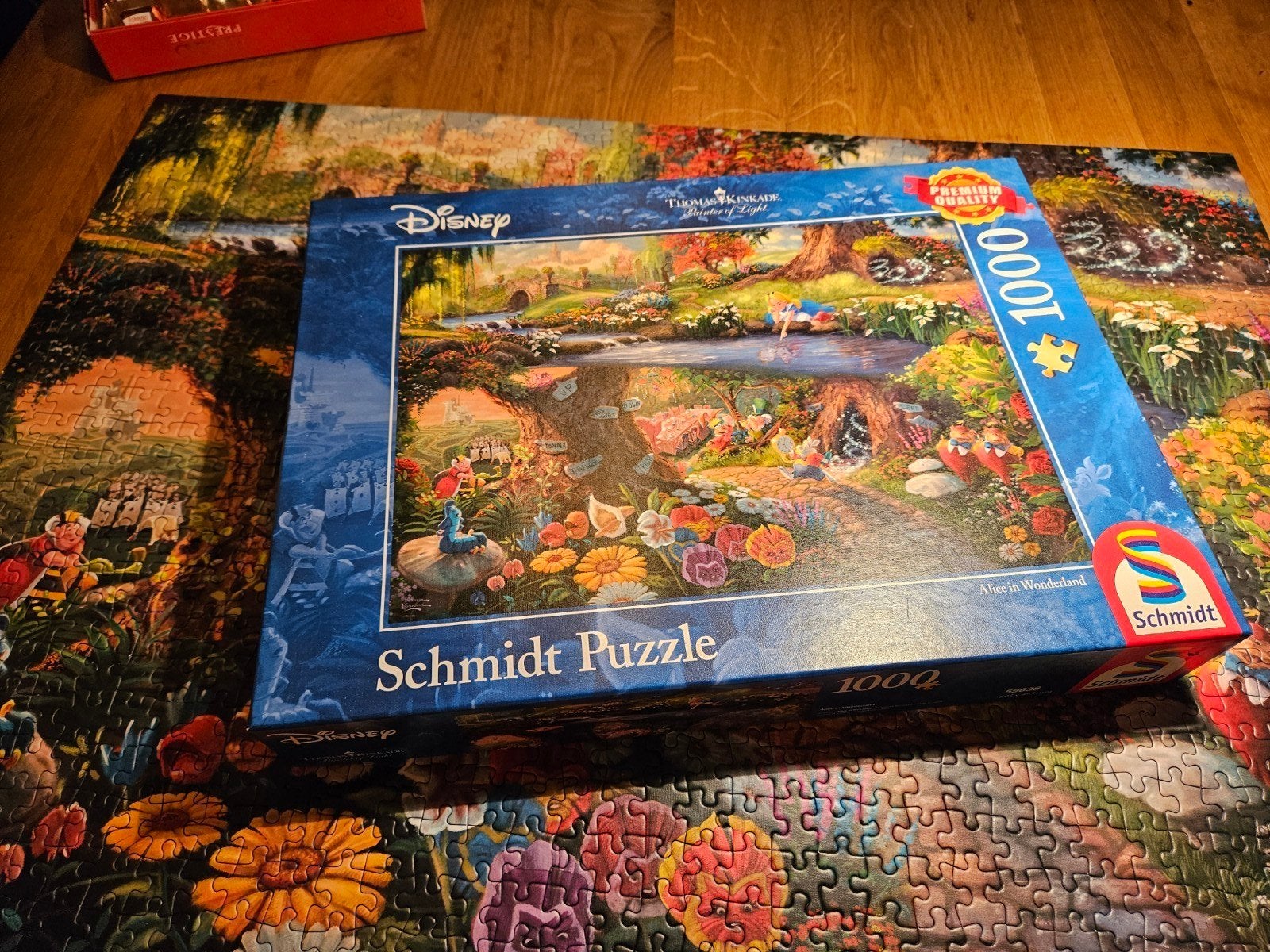 Disney Alice in Wonderland Schmidt Legpuzzel 1000 stukjes, Ophalen, 500 t/m 1500 stukjes, Zo goed als nieuw, Legpuzzel
