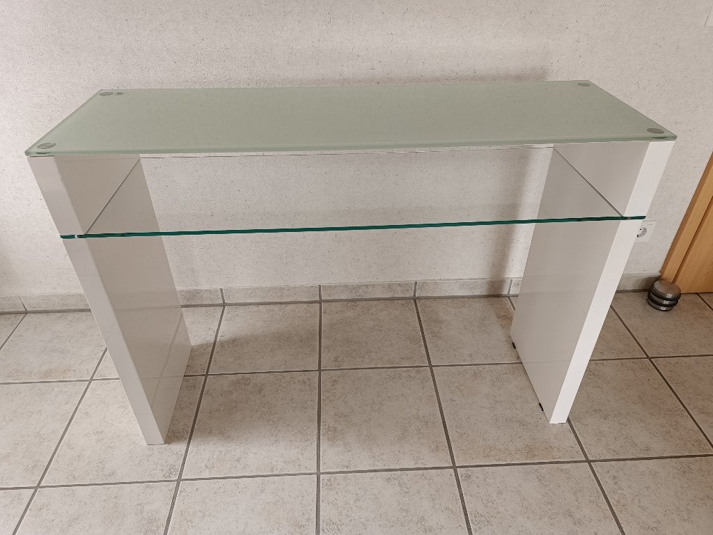 Dressoir hoogglans wit, Ophalen, Gebruikt, 150 tot 200 cm, Overige houtsoorten
