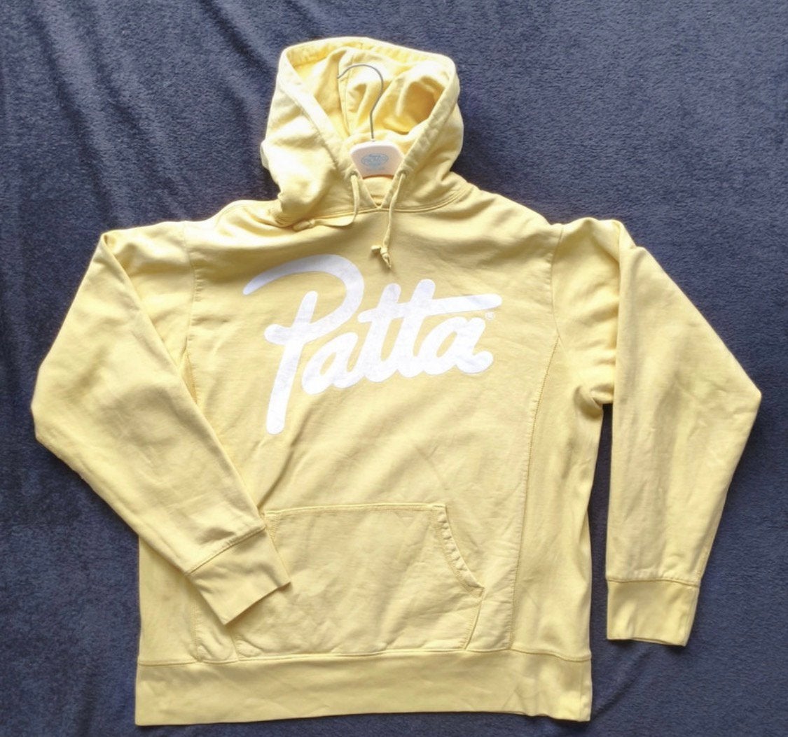 Patta amsterdam hoodie XXL, Verzenden, Gedragen, Overige maten, Geel