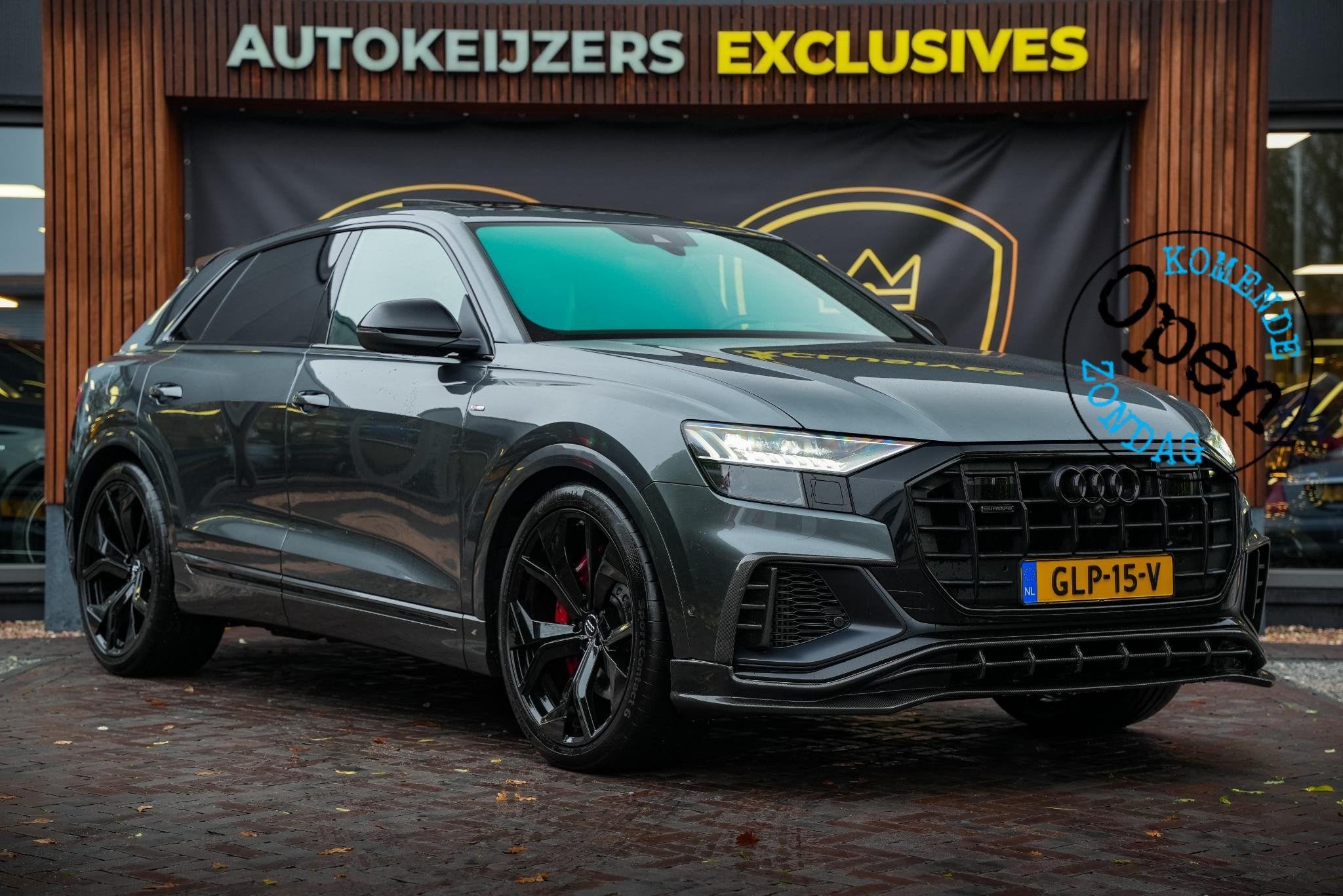 Audi Q8 60 TFSI e quattro Competition B&O Panodak Carbon 360, Auto's, Automaat, Gebruikt, 2995 cc, 462 pk