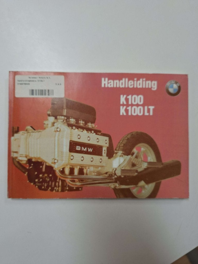 Nieuw Handleidingsboekje BMW K 100 - K 100 LT, BMW Nederland B.V., Nieuw, Ophalen of Verzenden, Einsteinlaan 5 2289 CC Rijswijk