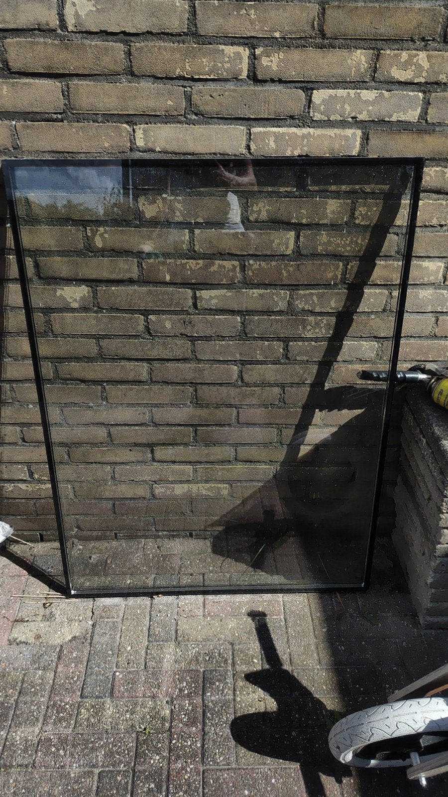 HR++ Glas 830x1073x23mm uit 2018, Doe-het-zelf en Verbouw, Ophalen, Gevelraam of Ruit, Gebruikt, 80 tot 120 cm