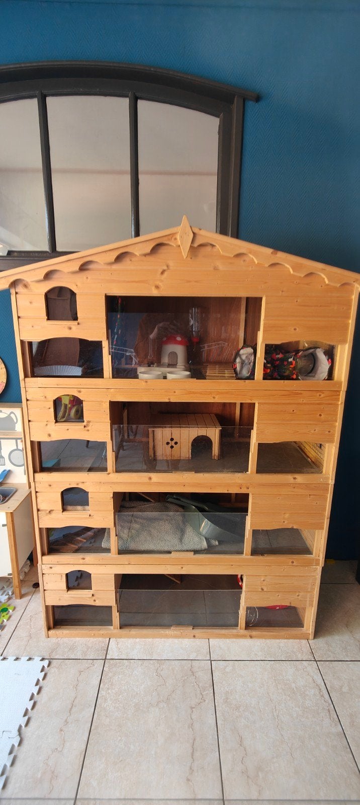 Prachtige cavia villa te koop, Dieren en Toebehoren, Ophalen, Zo goed als nieuw, Overige typen