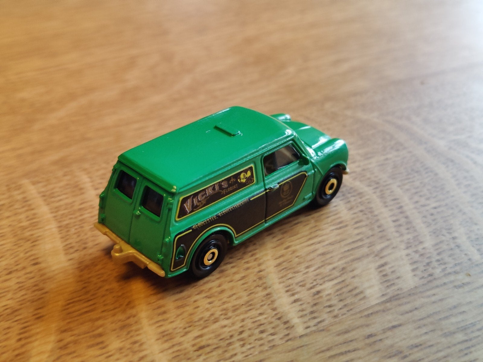 Matchbox Austin Mini Van GROEN, Ophalen of Verzenden, Zo goed als nieuw, Auto