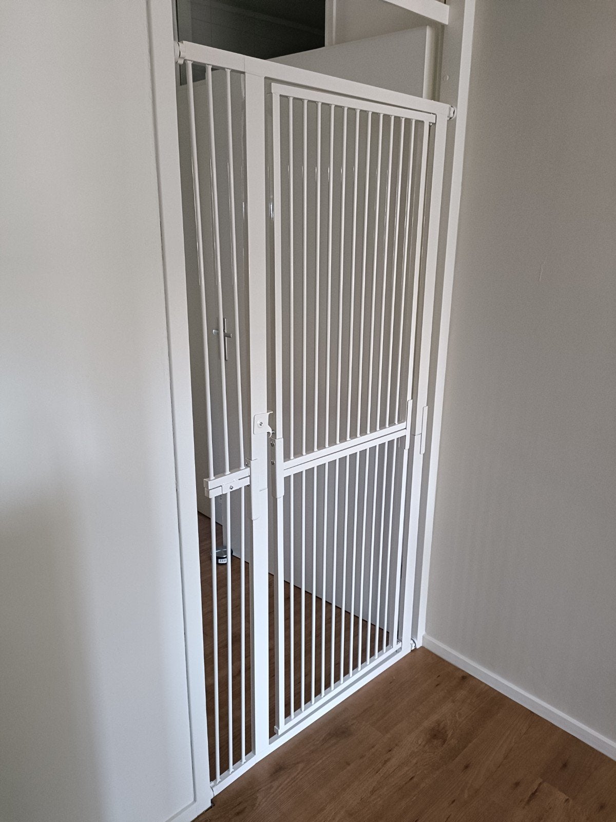 Hek katten/honden (huisdierhek pawhut), Ophalen, Nieuw, 100 tot 115 cm, Klemhekje