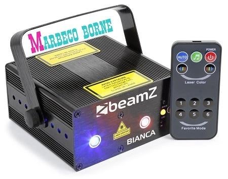 Laser effect Bianca Double Laser 300mW RB Gobo DMX IRC