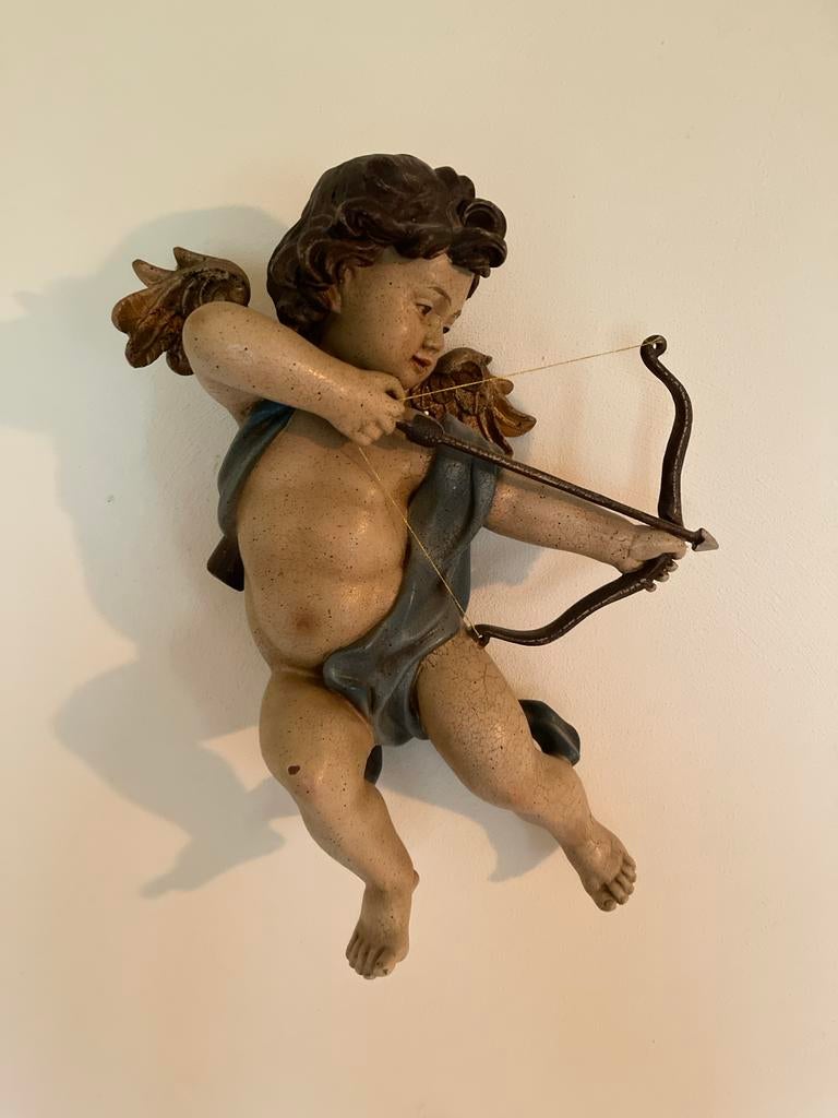 Cupido met Pijl en Boog, Antiek en Kunst, Ophalen, Overige onderwerpen, 20 - 50 cm, Beeld