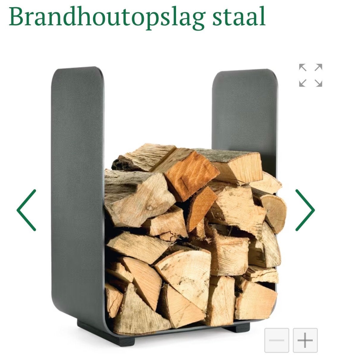 Stalen brandhoutopslag, Tuin en Terras, Ophalen