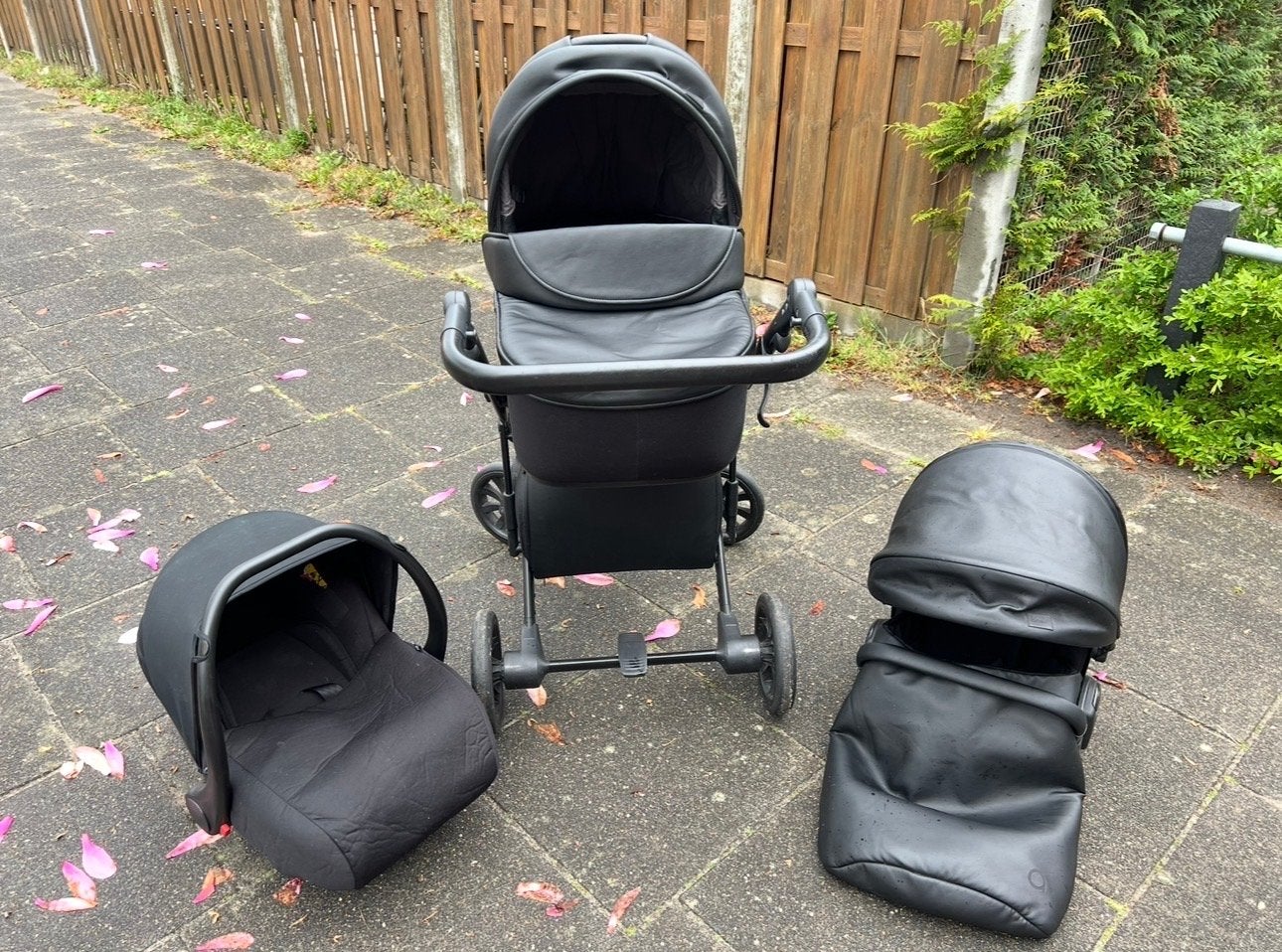 Anex e/type 3-in-1 Kinderwagen met autostoeltje en reiswieg, Zo goed als nieuw, Combiwagen, Met autostoeltje, Ophalen