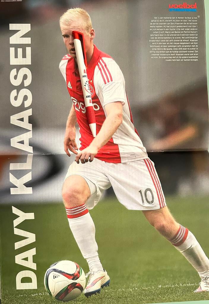 Posters diverse spelers Ajax, Verzamelen, Ophalen of Verzenden, Zo goed als nieuw, A1 t/m A3, Sport