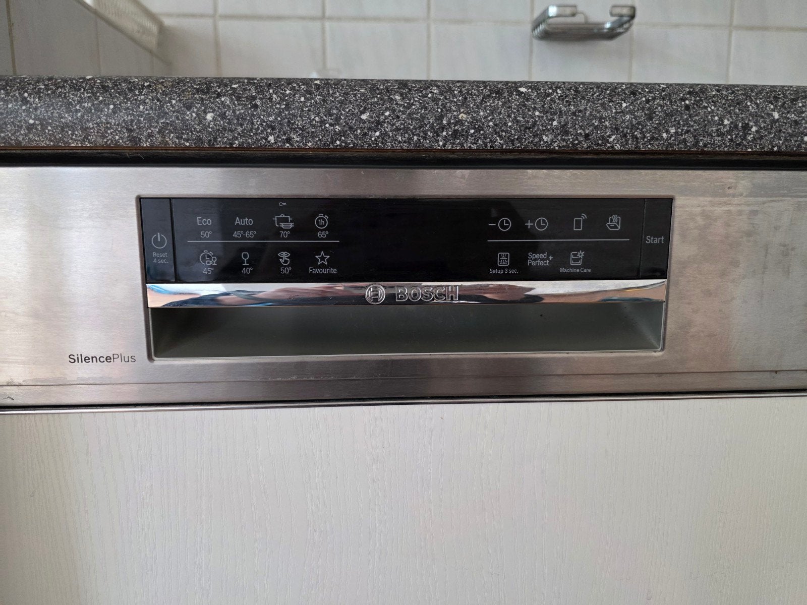 Bosch SilencePlus Inbouw Vaatwasser, Ophalen, 60 cm of meer, Energieklasse A of zuiniger, Zo goed als nieuw