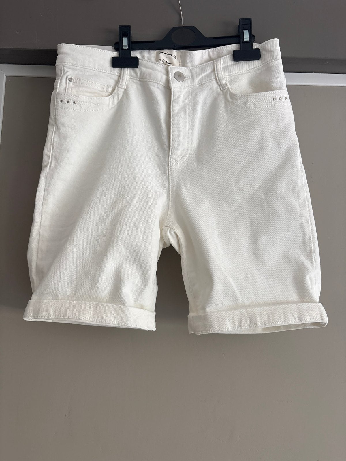 Maison 123 Witte Bermuda Shorts Maat 40, Maat 38/40 (M), Wit, Nieuw, Ophalen of Verzenden