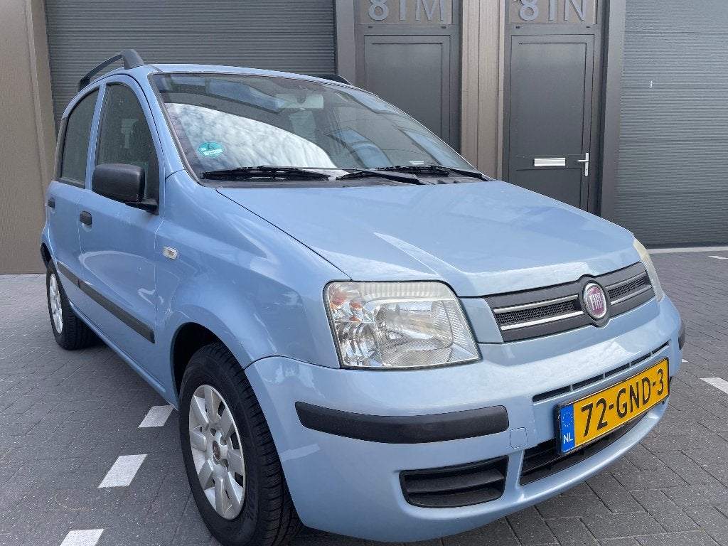 Fiat Panda 1.2 44KW 60PK 2008 Blauw, Voorwielaandrijving, Stof, Handgeschakeld, Euro 4