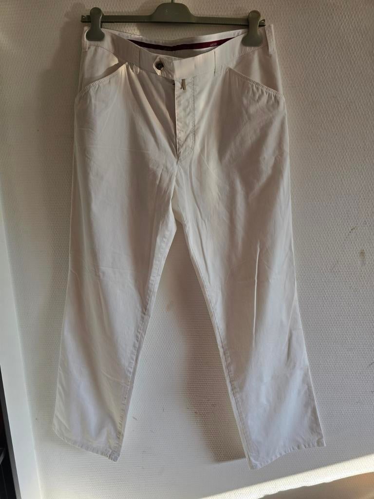 Meyer heren Stretch Broek - Maat 54, Maat 52/54 (L), Wit, Meyer, Ophalen of Verzenden