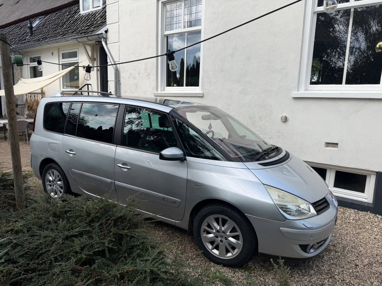 Renault Grand Espace 2.0 16V Turbo 125KW AUT 2007 Grijs, 1998 cc, 4 cilinders, 2000 kg, 7 stoelen