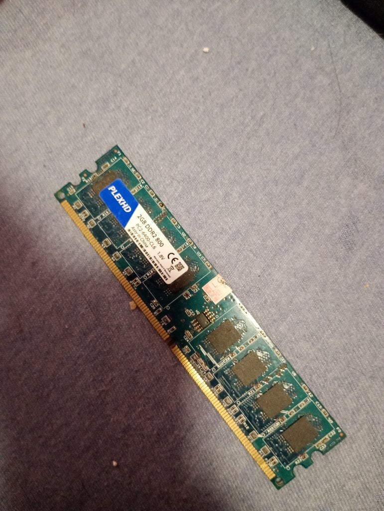PLEXHD 2GB DDR2 800 MHz RAM Geheugenmodule, Computers en Software, Ophalen of Verzenden, Zo goed als nieuw, DDR2, Desktop