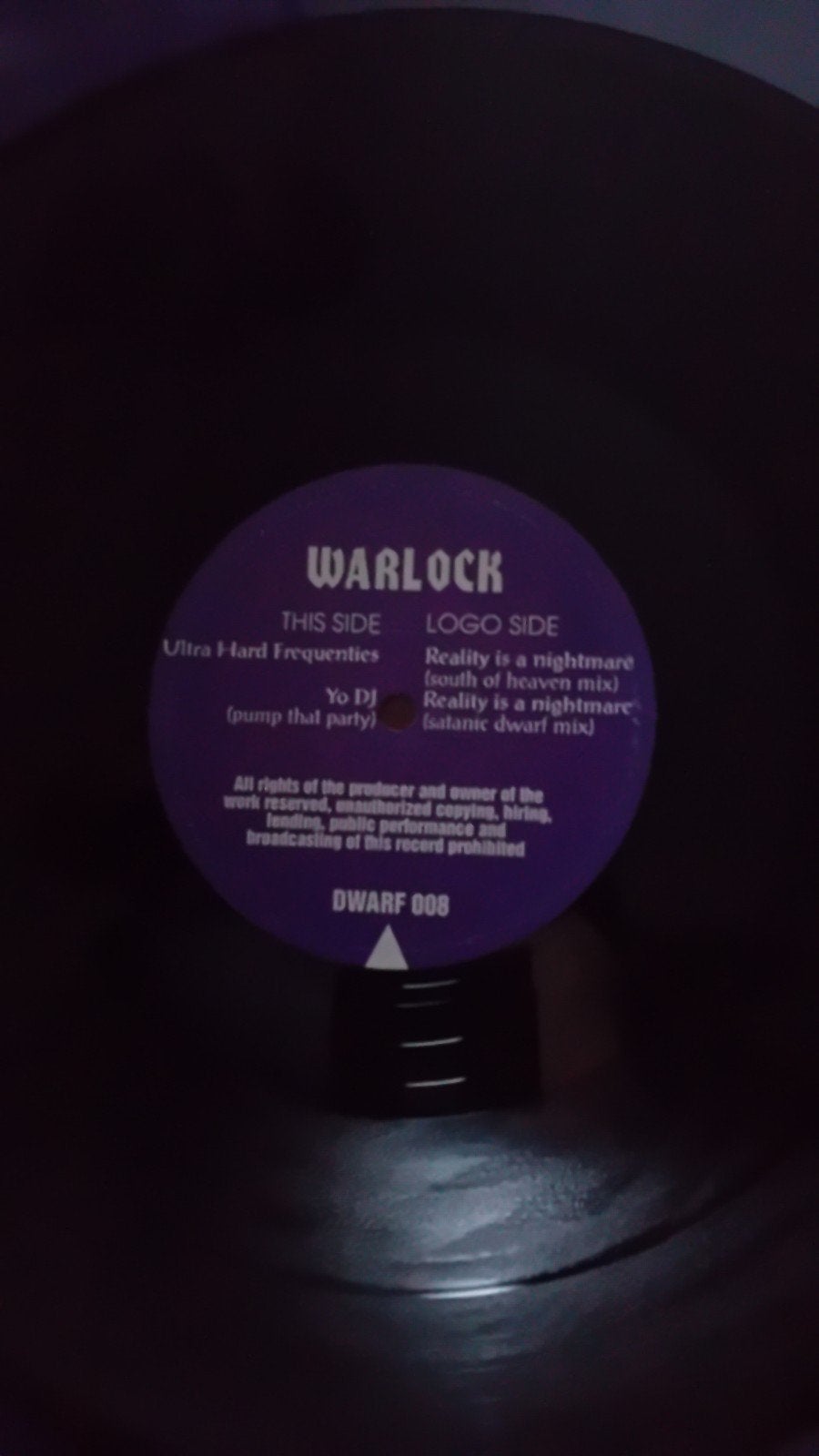 warlock Reality is a nightmare, Gebruikt, Hardcore, Verzenden, Beschermende buitenhoes