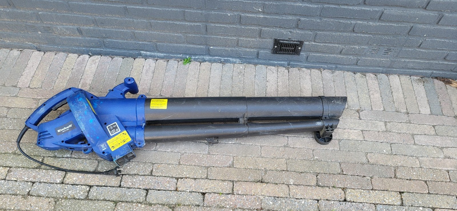 Einhell bladblazer, Ophalen, Elektrisch