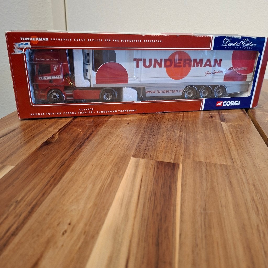 Corgi Tunderman Scania Topline FridgeTrailer Limited Edition, Verzenden, Nieuw, Bus of Vrachtwagen, Corgi
