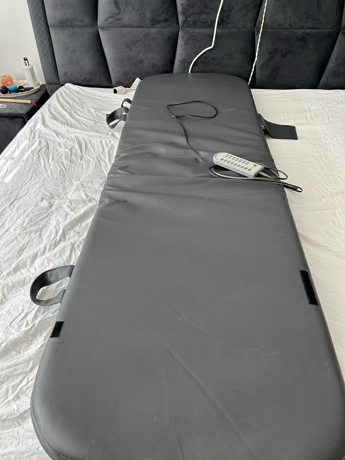 Draagbaar massagebed met afstandsbediening, Sport en Fitness, Ophalen of Verzenden, Gebruikt, Massagetafel