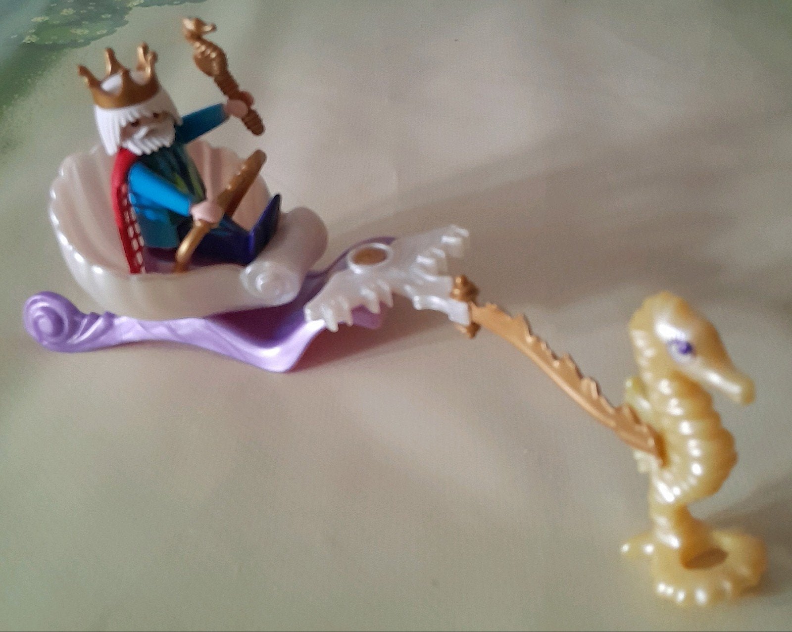 Playmobil Zeemeerkoning met koets en zeepaard 4815, Complete set, Fantasy, Voertuig, Ophalen of Verzenden