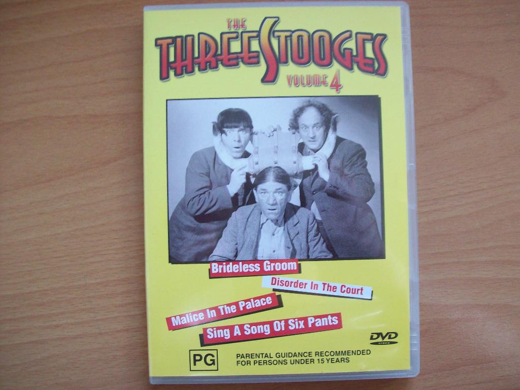 The Three Stooges, Volume 4 (Curly, Larry, Moe, Shemp) 1947+, Alle leeftijden, Ophalen of Verzenden, Zo goed als nieuw, Komedie