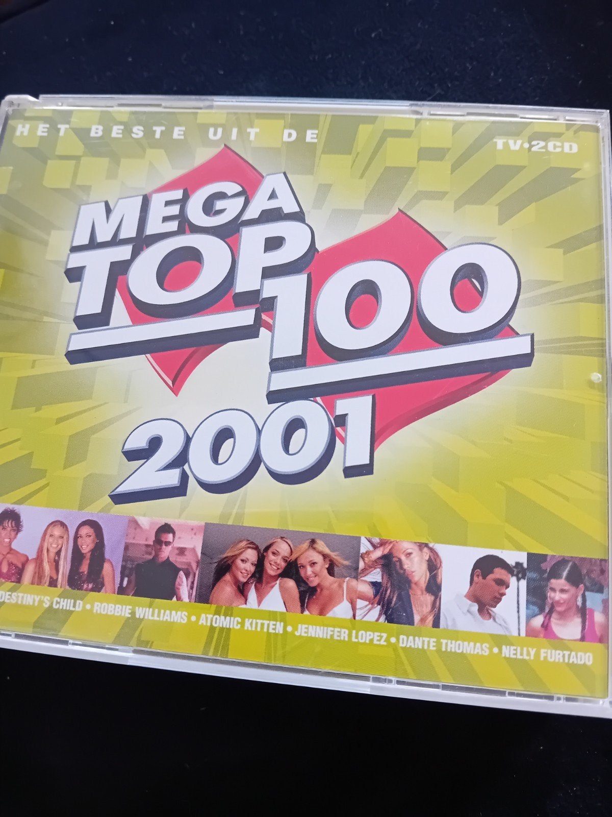 2cd's Mega Top 100 uit 2001., Ophalen of Verzenden, Zo goed als nieuw, Pop