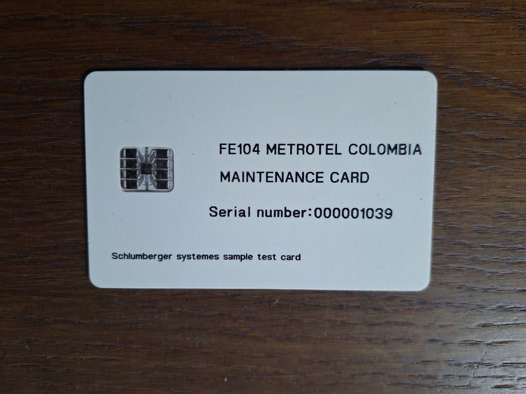 zeldzame MAINTENANCE telefoonkaart uit Colombië, Verzamelen, Telefoonkaarten, Verzenden
