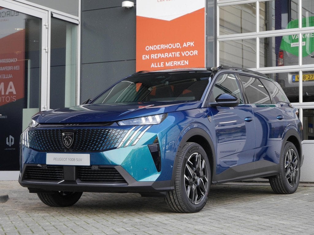 Peugeot 5008 1.2 Hybrid 136 GT 7p | Nieuwe auto | Panorama d, Auto's, Peugeot, Automaat, 145 pk, Gebruikt, 1199 cc