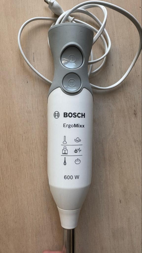 Bosch ErgoMixx Staafmixer, Minder dan 1 liter, Ophalen of Verzenden, Gebruikt, 2 snelheden