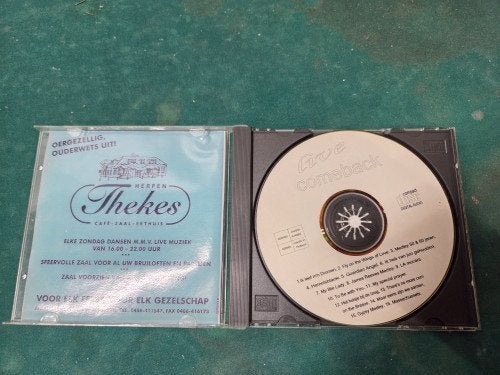 cd comeback live, Ophalen of Verzenden