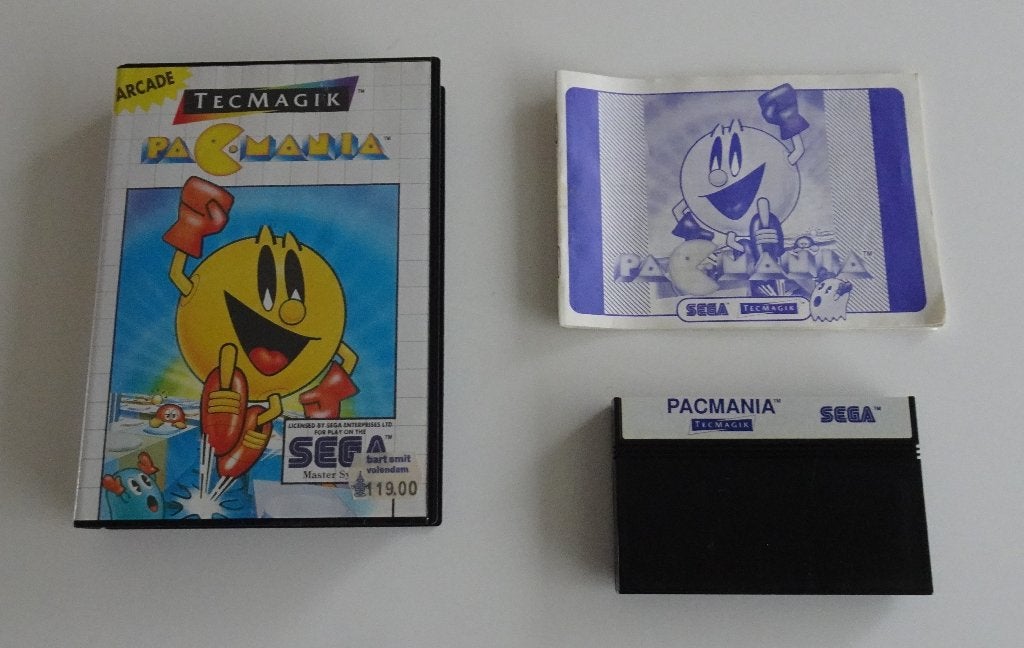 Pac-Mania compleet voor Sega Master System, Spelcomputers en Games, Games | Sega, Ophalen, 1 speler, Zo goed als nieuw, Master System