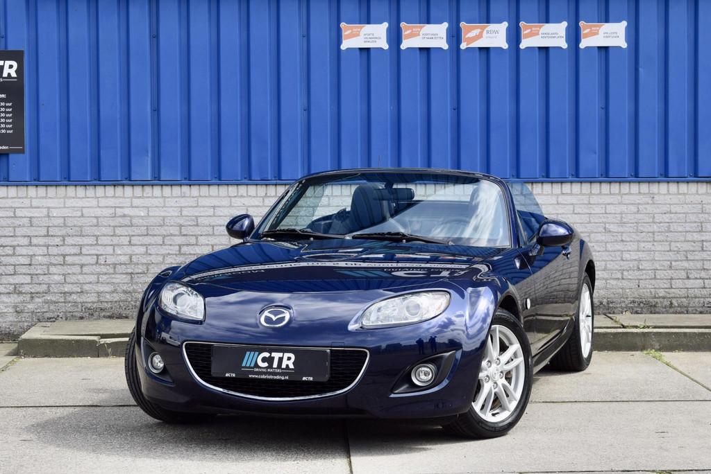 Mazda MX-5 Roadster Coupé 1.8 TS+, Auto's, Mazda, Achterwielaandrijving, Gebruikt, Zwart, 4 cilinders