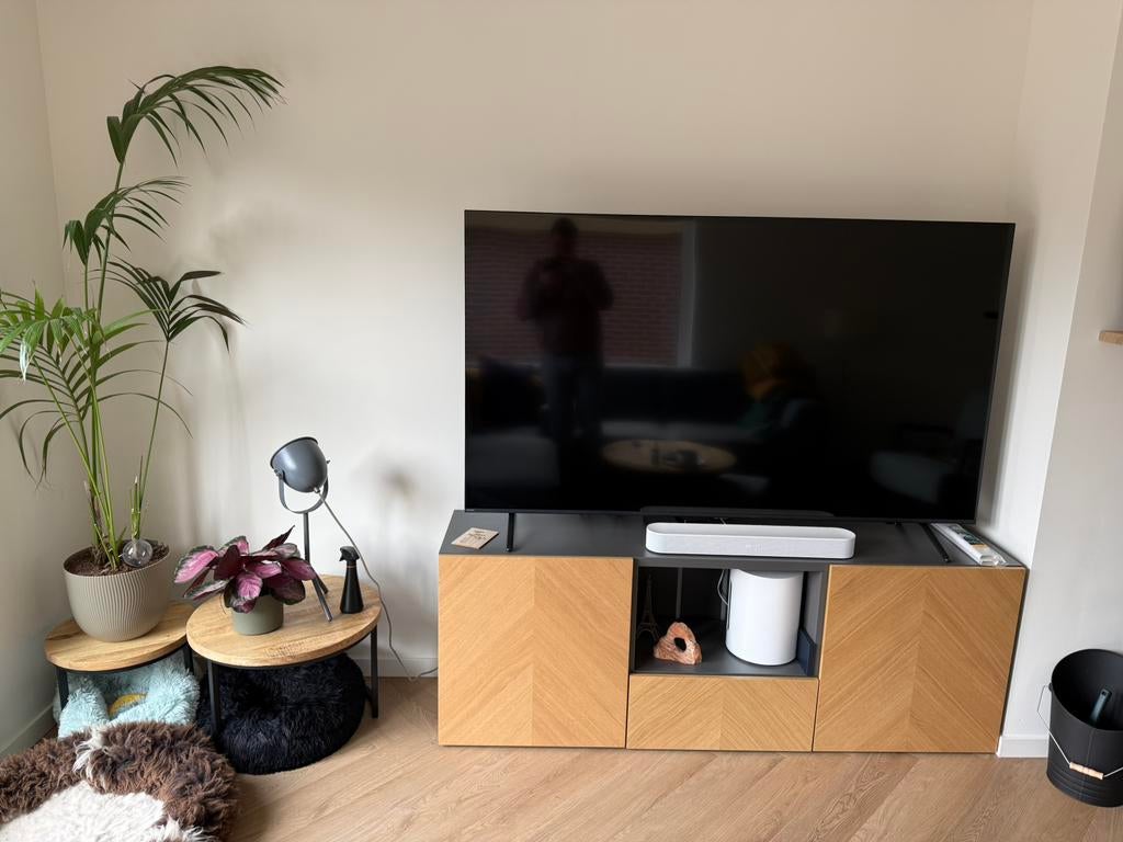 Ikea Besta tv kast, Gebruikt, 150 tot 200 cm, Ophalen of Verzenden, Minder dan 100 cm