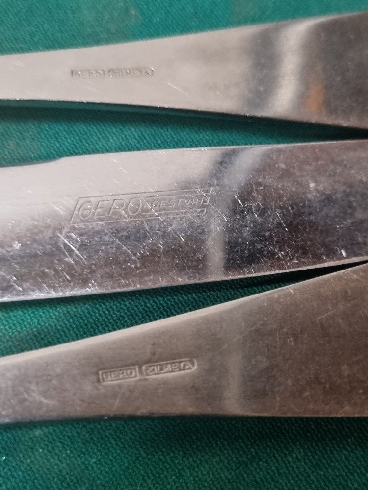 bestekset mes vork lepel gero zilmeta vintage, Ophalen of Verzenden, 'T Olde Gre-j, Info@toldegrej.nl, Endepoelstraat 20f Didam
