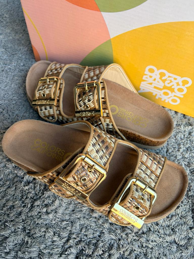 Sandalen, Beige, Nieuw, Sandalen of Muiltjes, Ophalen of Verzenden