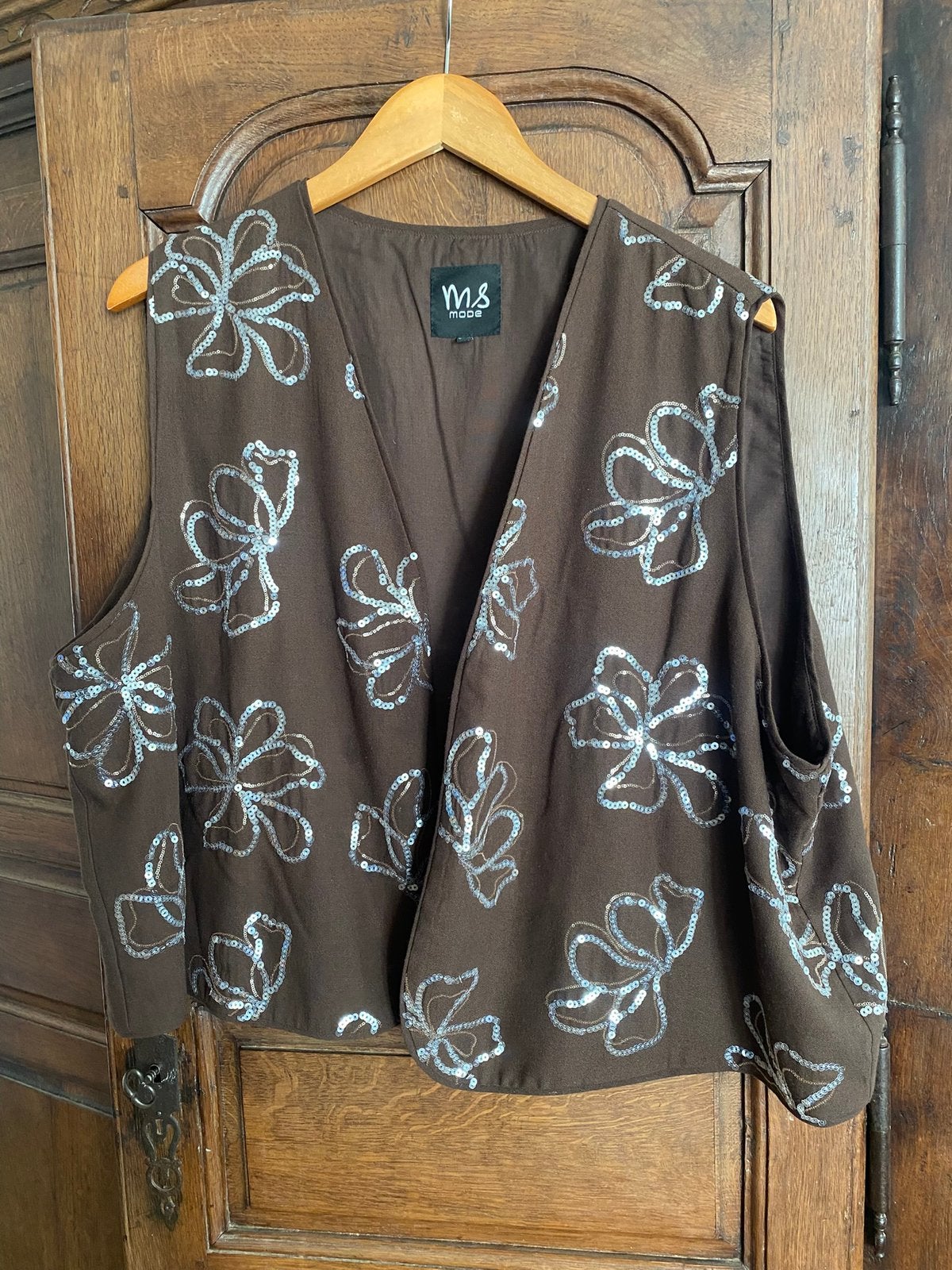 Feestelijk Gilet maat XXL, Ophalen of Verzenden, Zo goed als nieuw, Maat 46/48 (XL) of groter, Bruin