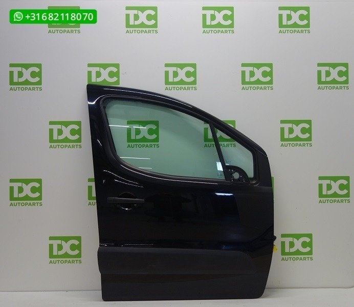 Citroen Berlingo ('08-'18) Voorportier rechts zwart, Auto-onderdelen, Gebruikt, Citroën, Deur, Ophalen of Verzenden