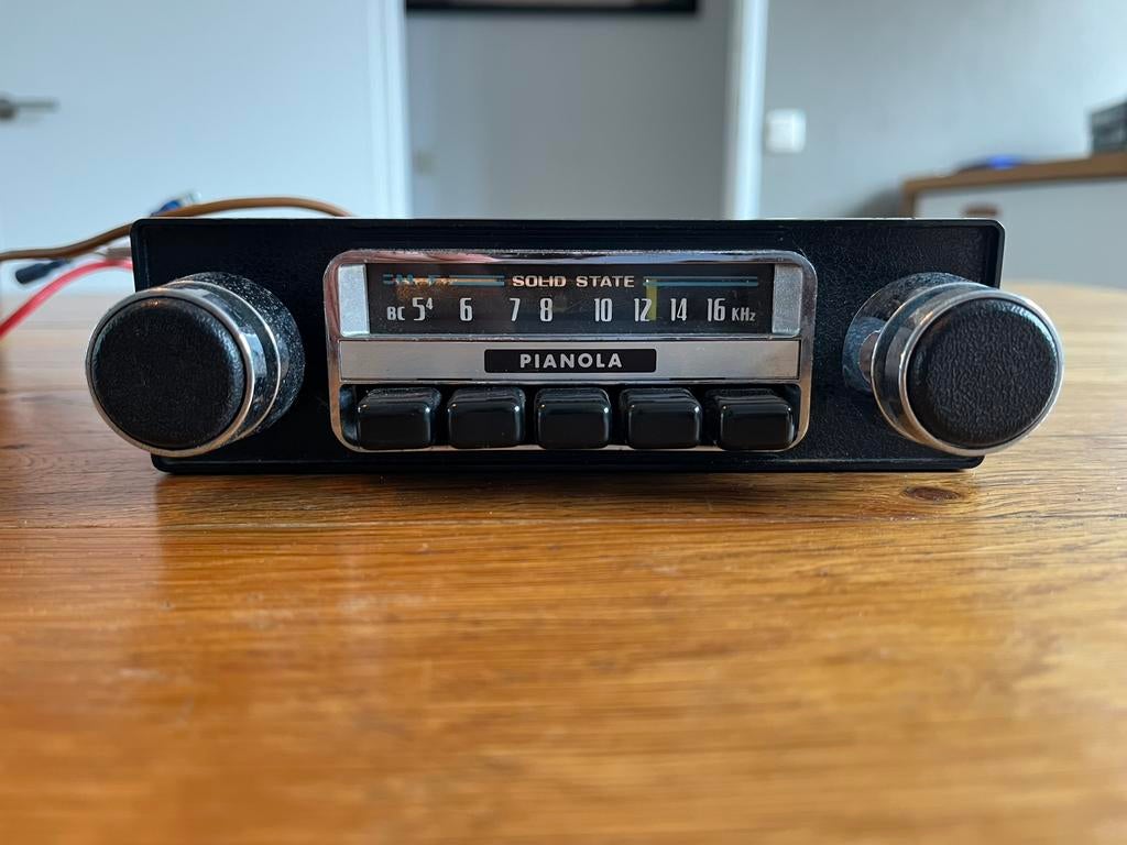 Pianola Solid State klassieke autoradio, Ophalen of Verzenden, Gebruikt
