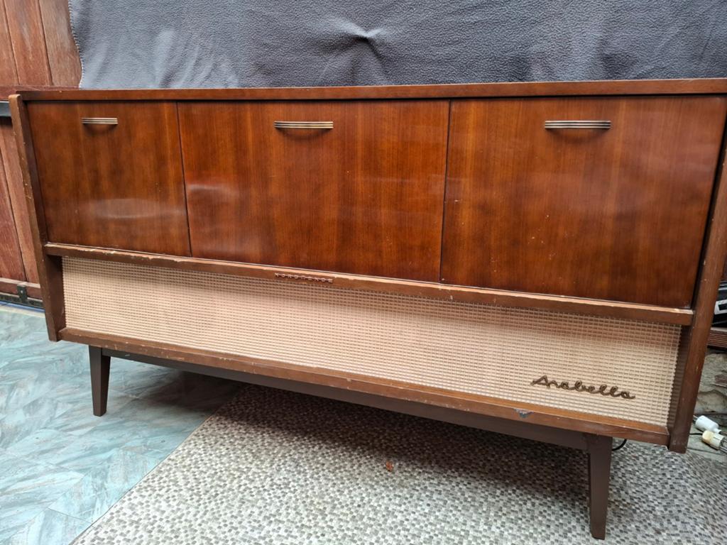 Nordmende Arabella Muziekmeubel uit 1956 - Vintage Radio/Pla, Ophalen, Gebruikt, Radio
