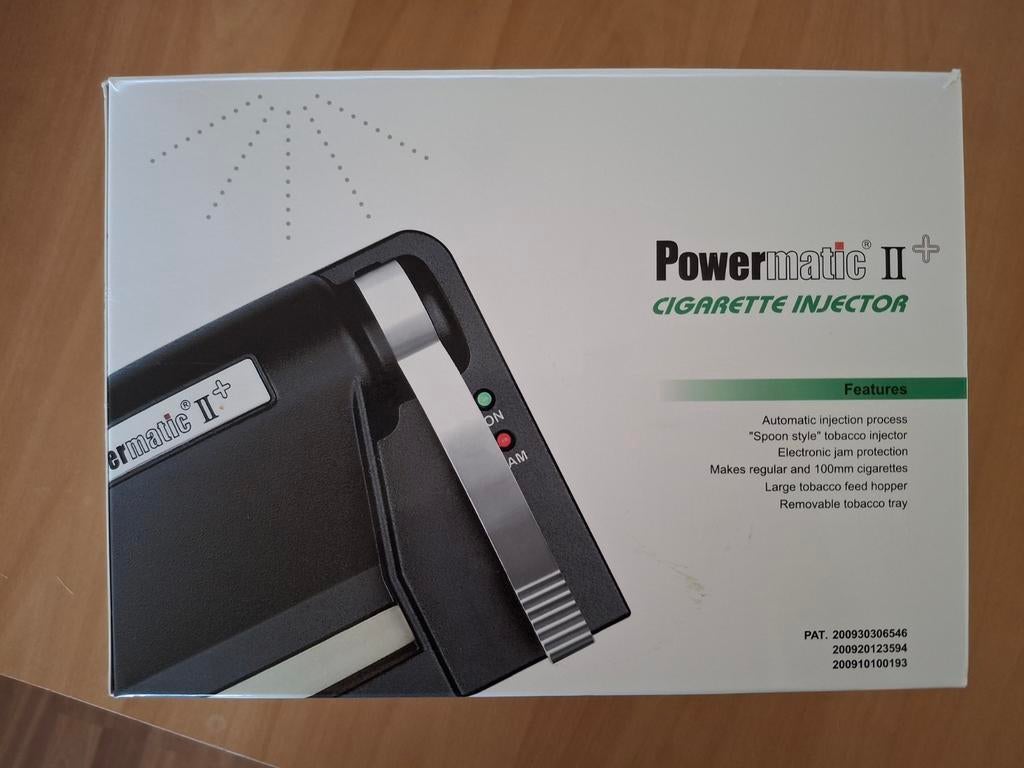 Powermatic II+ Sigaretten Injector - Zo goed als nieuw, Verzamelen, Rookartikelen, Aanstekers en Luciferdoosjes, Ophalen, Zo goed als nieuw