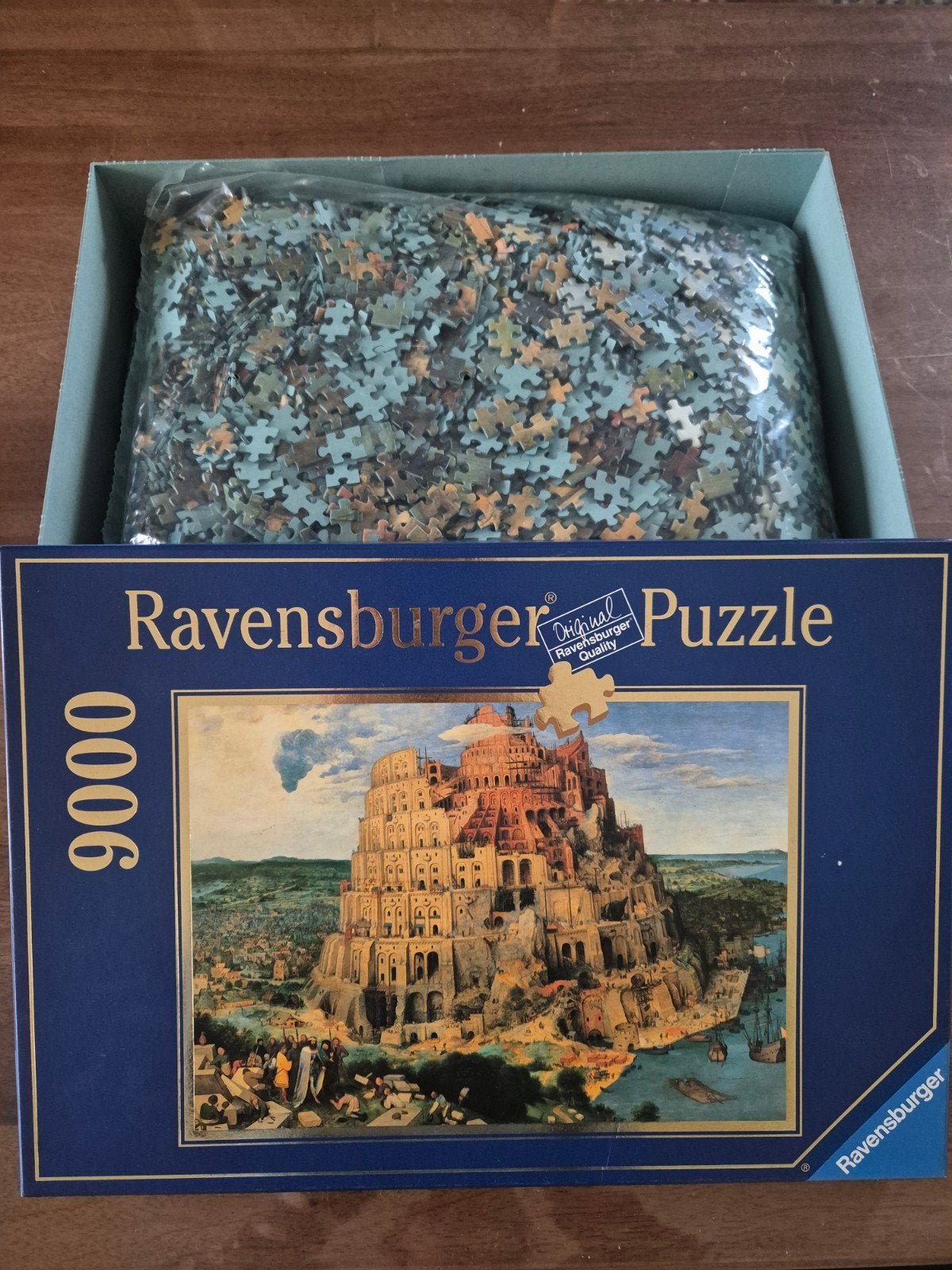 Ravensburger Legpuzzel 9000 stukjes - Toren van Babel, Ophalen of Verzenden, Meer dan 1500 stukjes, Nieuw, Legpuzzel